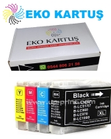 Brother MFC-5860CN 4 RENK Muadil Kartuş,