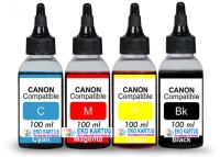 Canon E464 için Mürekkep 4x100 ml