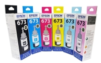 Epson EcoTank L800 673 TAKIM 6 RENK MÜREKKEP