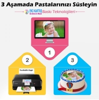 Epson L3070 Uyumlu Gıda Mürekkebi 4x100 ml